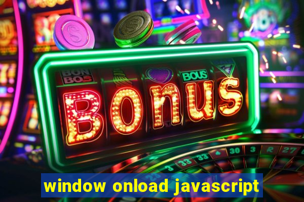 window onload javascript